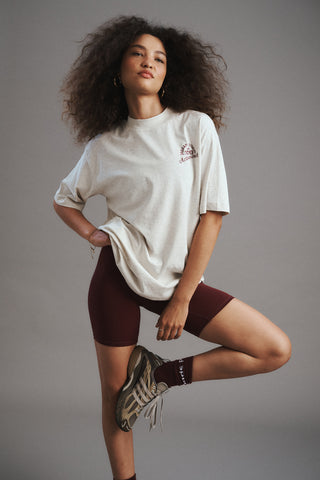 GRADUATE STAPLE TEE OATMEAL MARLE