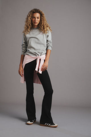 COLLAGE BOXY SWEATER GREY MARLE