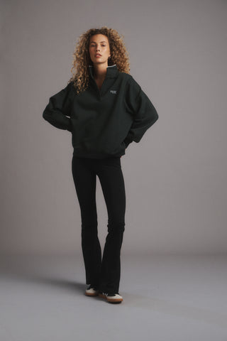 ATRIUM COLLARED SWEATER PINE GREEN