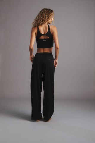 RUE PLEAT HALO PANT BLACK