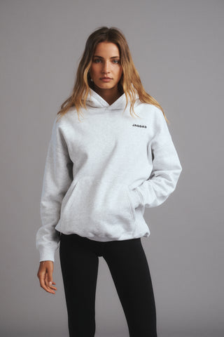 CLASSIC OVERSIZED DELUXE HOODIE WHITE MARLE