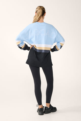 ARLBERG OVERSIZED LONG SLEEVE TEE SKY BLUE