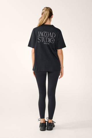 ASTOR BOXY TEE BLACK