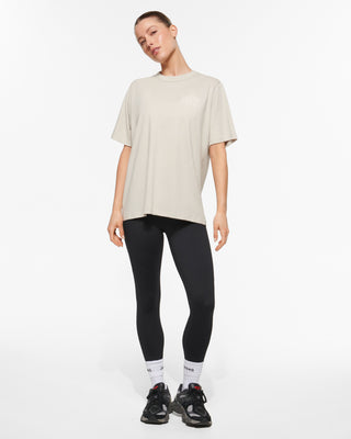 ASTOR BOXY TEE STONE