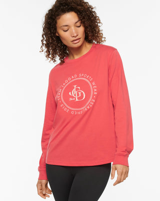 ROSELAND CLASSIC LONG SLEEVE TEE RED