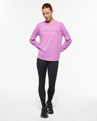 BLOCK CLASSIC LONG SLEEVE TEE FUCHSIA