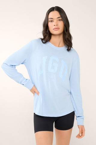 JGD CLASSIC LONG SLEEVE TEE BLUEBELL