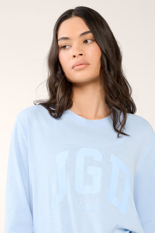 JGD CLASSIC LONG SLEEVE TEE BLUEBELL