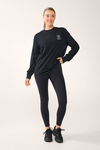 CHAMONIX OVERSIZED LONG SLEEVE TEE BLACK