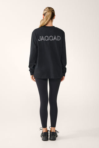 CHAMONIX OVERSIZED LONG SLEEVE TEE BLACK