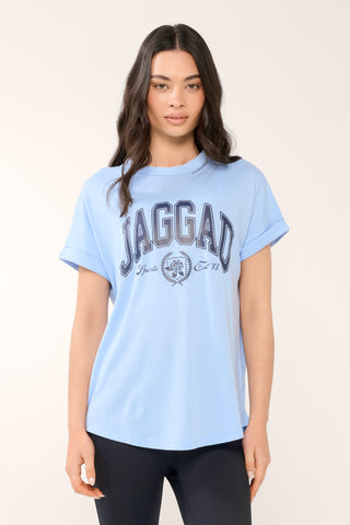 CHELSEA CITY CUFFED SLEEVE TEE BLUEBELL