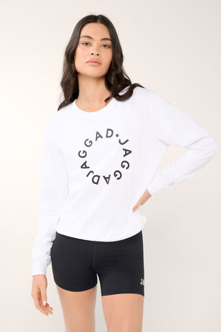 CLASSIC CIRCLE SWEATER WHITE