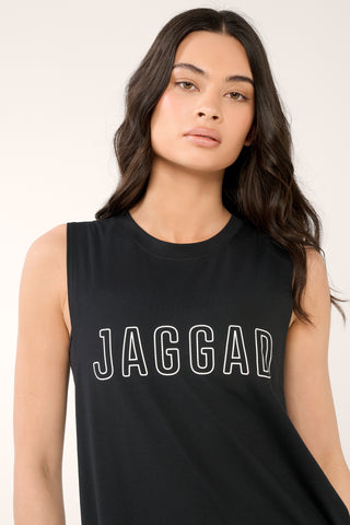 CLASSIC KEYLINE COTTON TANK BLACK