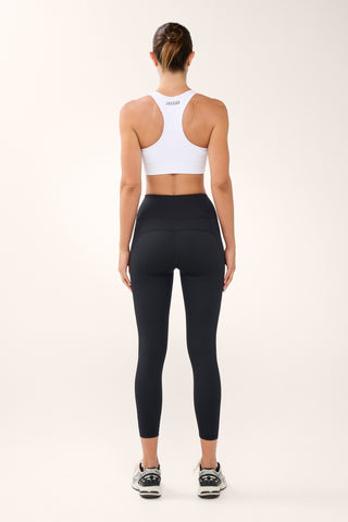 CLASSIC 7/8 HIGH WAIST POCKET LEGGING BLACK/WHITE
