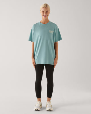 COLLINS OVERSIZED TEE BEACHED BLUE