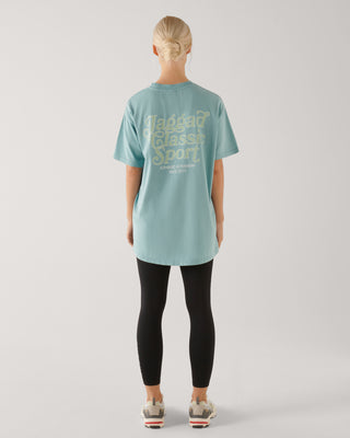 COLLINS OVERSIZED TEE BEACHED BLUE