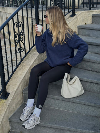 TERRAIN LONGLINE HALF-ZIP THERMAFLEECE SWEATER DARK NAVY