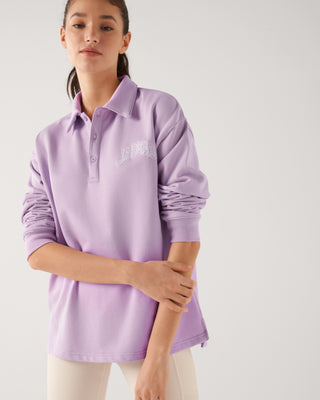 MAITLAND RUGBY SWEATER LILAC