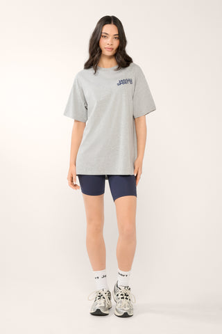 FEVER OVERSIZED TEE GREY MARLE