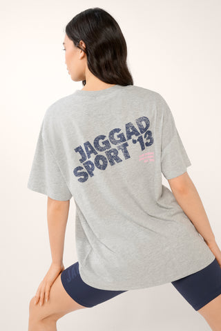 FEVER OVERSIZED TEE GREY MARLE