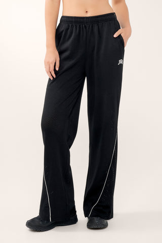 SAN DIEGO WIDE LEG MESH PANT BLACK
