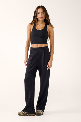 GRADUATE PLEAT PANT BLACK