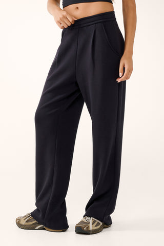GRADUATE PLEAT PANT BLACK