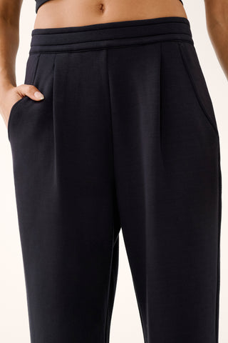 GRADUATE PLEAT PANT BLACK