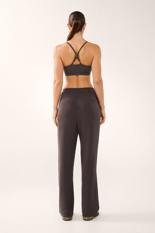 GRADUATE PLEAT PANT COFFEE BEAN