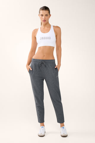 ESSENTIAL SLIM TRACKPANT CHARCOAL MARLE