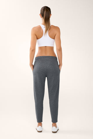 ESSENTIAL SLIM TRACKPANT CHARCOAL MARLE