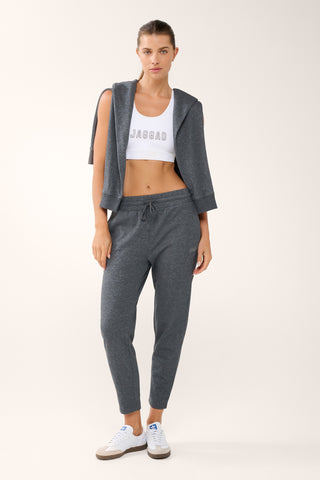 ESSENTIAL SLIM TRACKPANT CHARCOAL MARLE