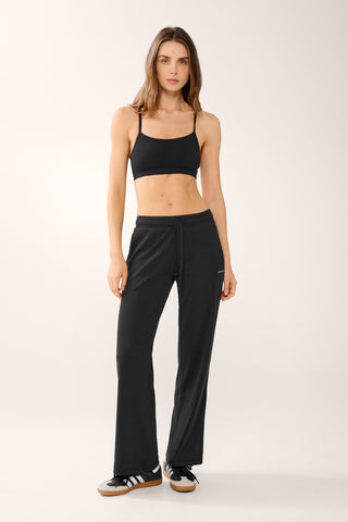 REFORM WIDE LEG TRACKPANT BLACK