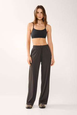 REFORM WIDE LEG PANT CHOCOLATE