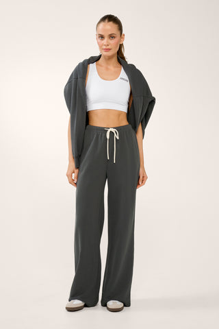 ELEMENT WIDE LEG TRACKPANT GRAPHITE