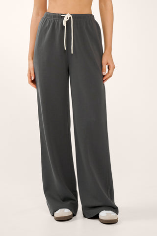 ELEMENT WIDE LEG TRACKPANT GRAPHITE