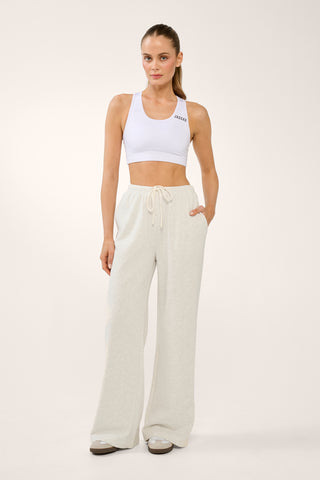 ELEMENT WIDE LEG TRACKPANT WHITE MARLE
