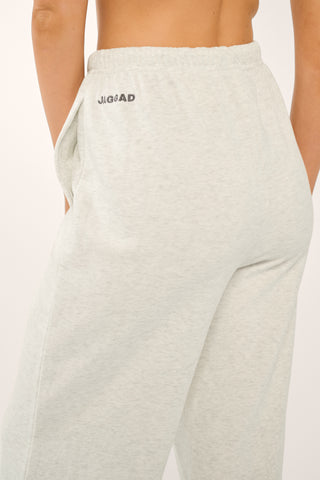 ELEMENT WIDE LEG TRACKPANT WHITE MARLE