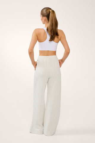 ELEMENT WIDE LEG TRACKPANT WHITE MARLE