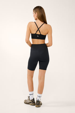 High Waist Spin Short Black