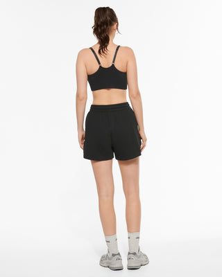 VOYAGE SWEAT SHORT BLACK