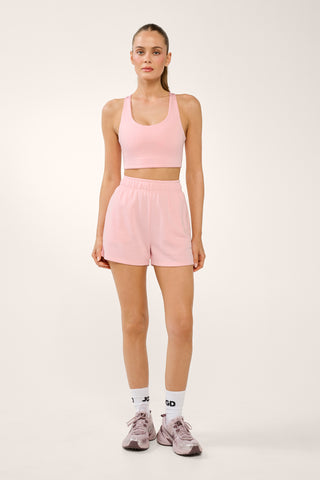 HYDE SWEAT SHORT CHALK PINK