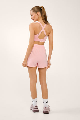 HYDE SWEAT SHORT CHALK PINK