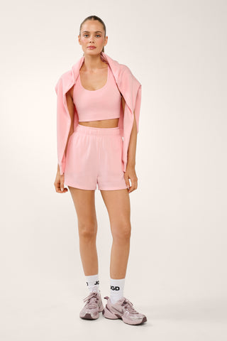 HYDE SWEAT SHORT CHALK PINK