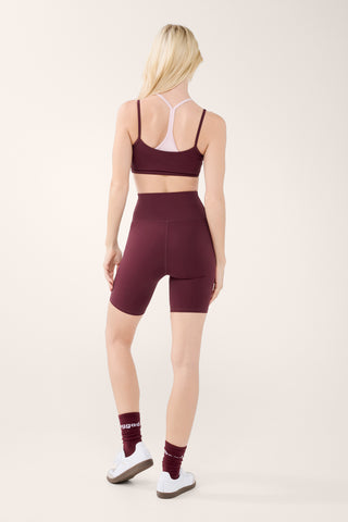 ULTIMATE SUPER HIGH WAIST SPIN ULTRA FLEX SHORT CHERRY