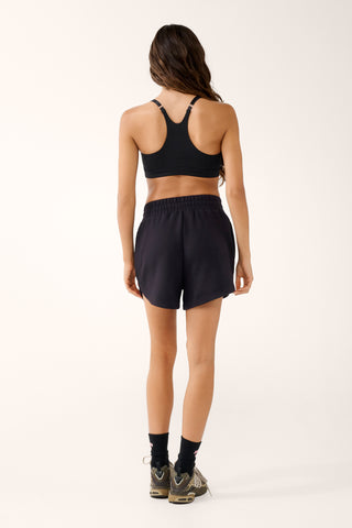 SOHO SCALLOPED SHORT BLACK