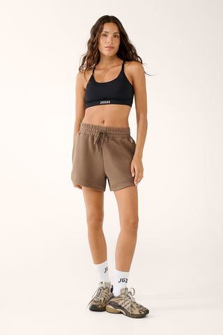 SOHO SCALLOPED SHORT COCOA