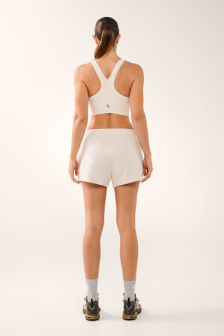 JGD SWEAT SHORT OATMEAL MARLE