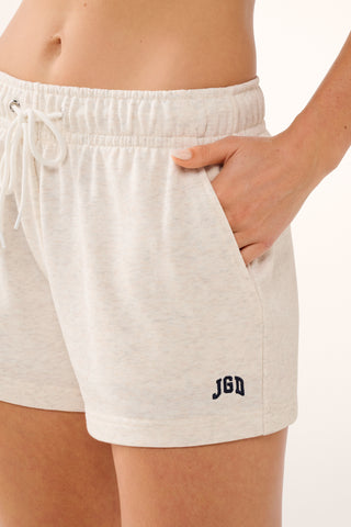 JGD SWEAT SHORT OATMEAL MARLE