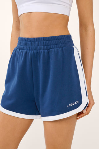 REPLAY RETRO SHORT COLLEGE BLUE